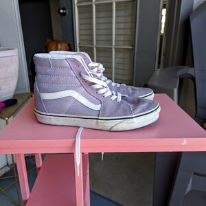 High top purple vans